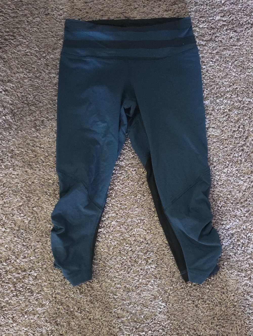 lululemon athletica Teal High-Rise Cropped Leggings